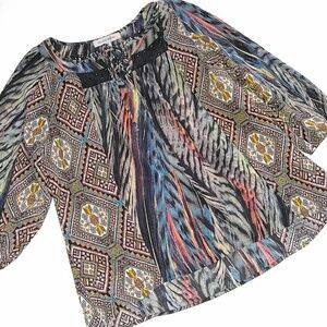 Figueroa & Flower Tunic Blouse Tribal PL